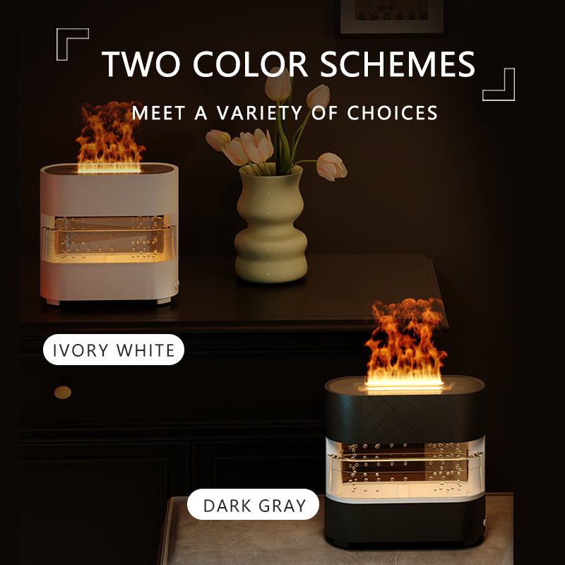 2024 Nieuwe producten Regen Wolk Brand Luchtbevochtiger Waterdruppel Novedades 2024 Regen Water Diffuser Vuurvlam Luchtbevochtiger Aroma Diffuser